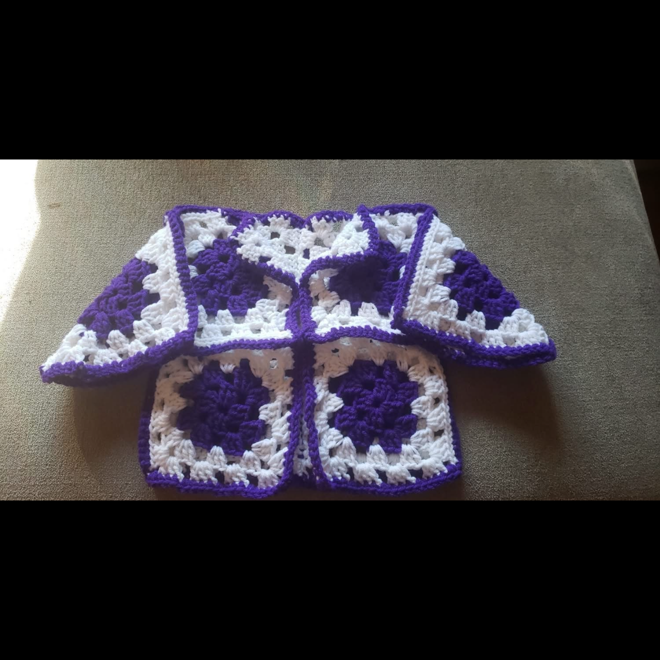 Granny Square Sweater for Child made upon order